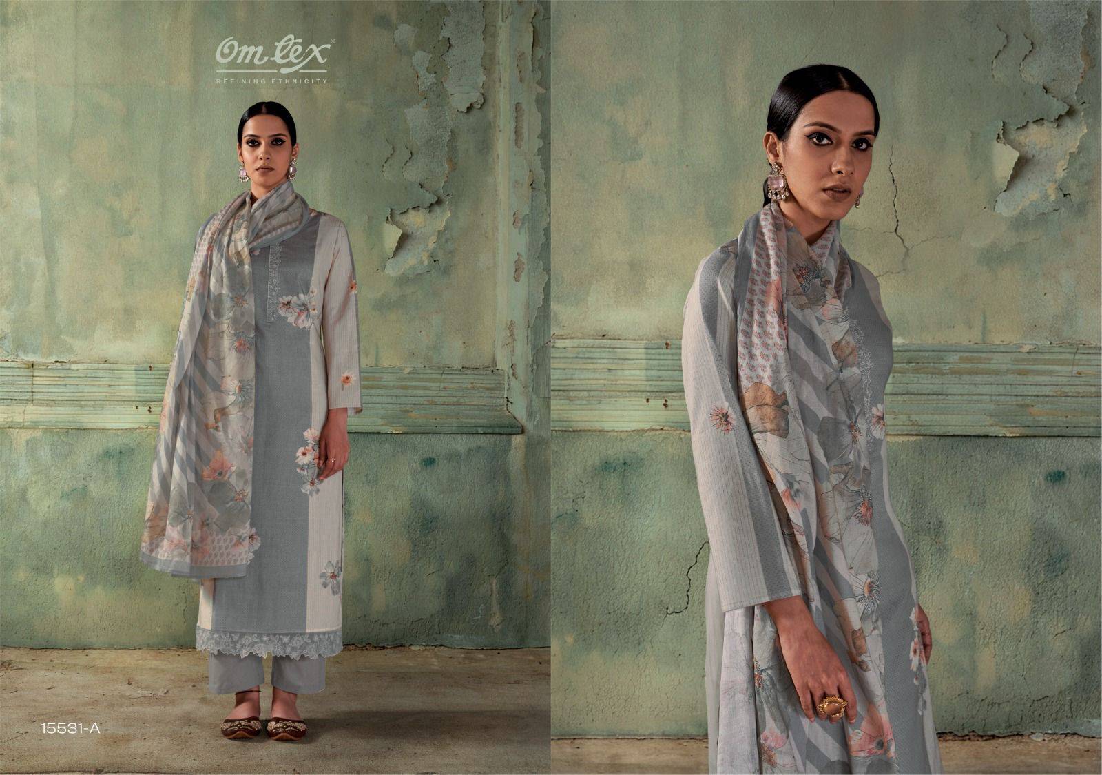 GAZLEEN By OMTEX 15531 A TO 15531 D Beautiful Festive Suits Stylish Colorful Fancy Casual Wear & Ethnic Wear PREMIUM COTTON Dresses At Wholesale Price